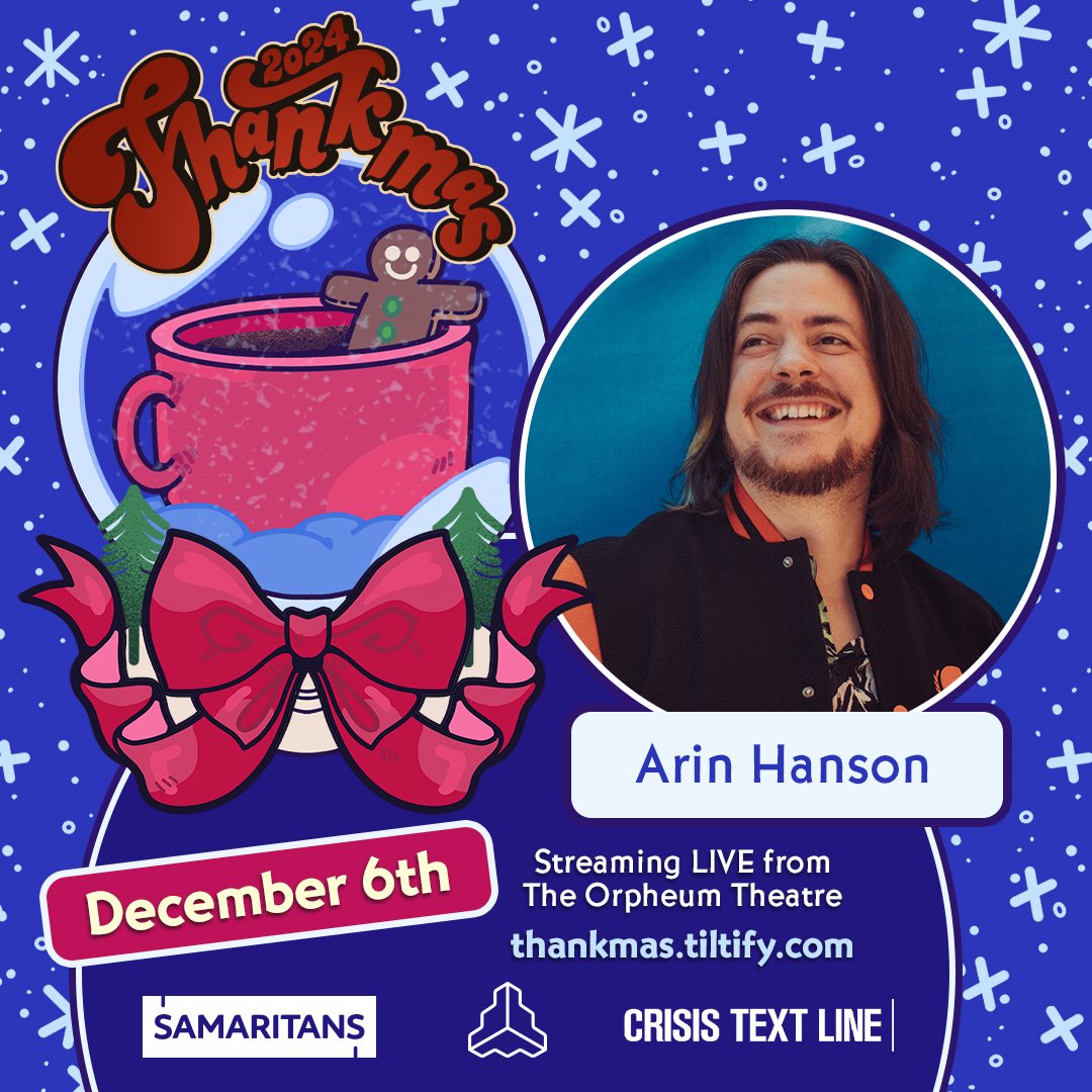 Thankmas Official (@thethankmas) on Twitter photo Hey, he’s Grump! and he’s at #Thankmas LIVE! <a href="/egoraptor/">Arin Hanson</a> IS JOINING US FOR THE LIVE SHOW DECEMBER 6TH! Hey, he’s Grump! and he’s at #Thankmas LIVE! <a href="/egoraptor/">Arin Hanson</a> IS JOINING US FOR THE LIVE SHOW DECEMBER 6TH!
