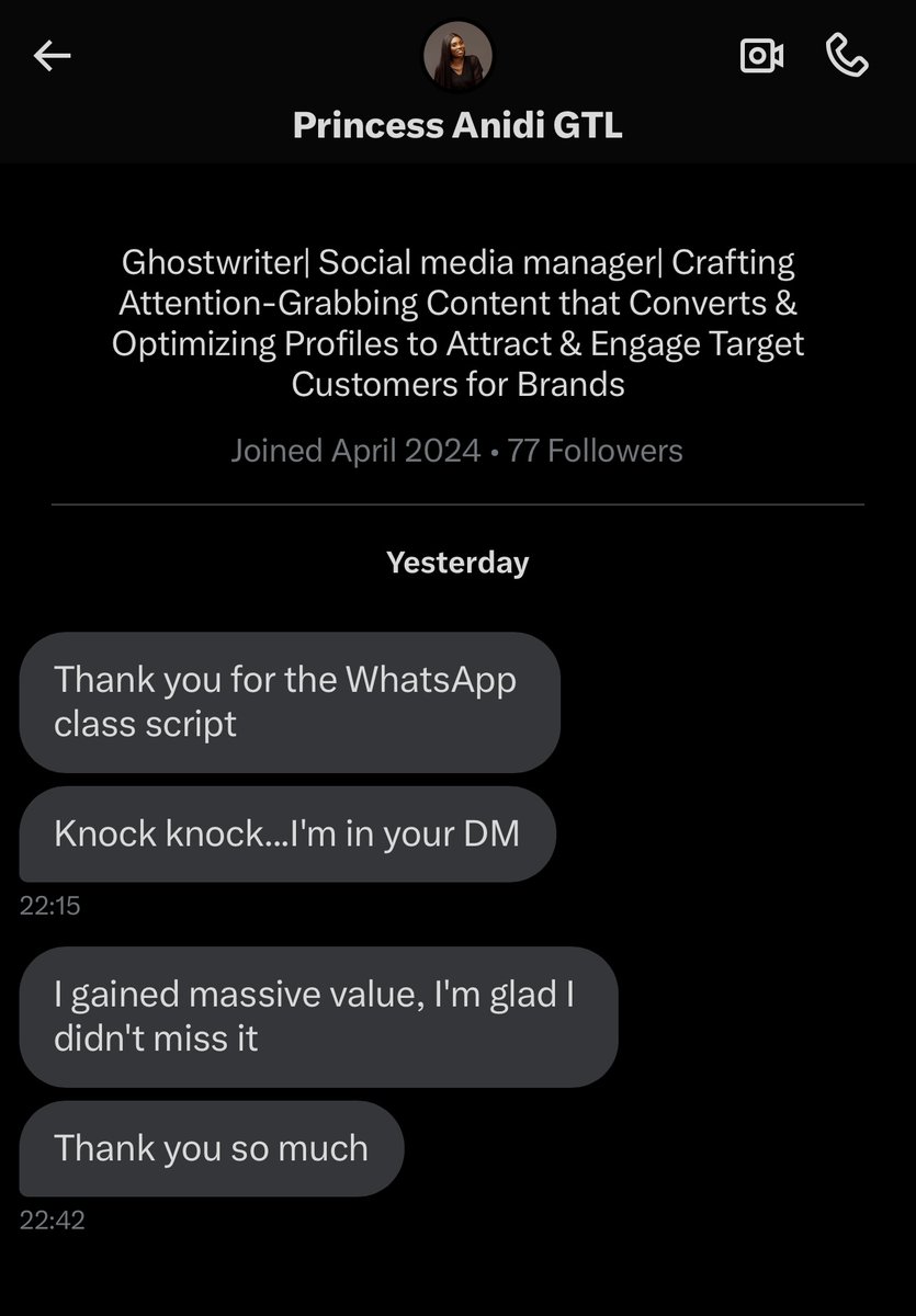 1BillionMaria's tweet photo. "You want to use your WhatsApp Dm to convert sales??🌚

Be conversational, not pushy. People are more open to chatting than to being “SOLD TO” 🤭🥹

Confused on the type of conversation to hold so as to make sales 😔

My WhatsApp Dm sales guide will help you with that 🤗🤩

Rt this post and comment “10” and I will send you a Dm 🚀

Make sure you are following me ✅