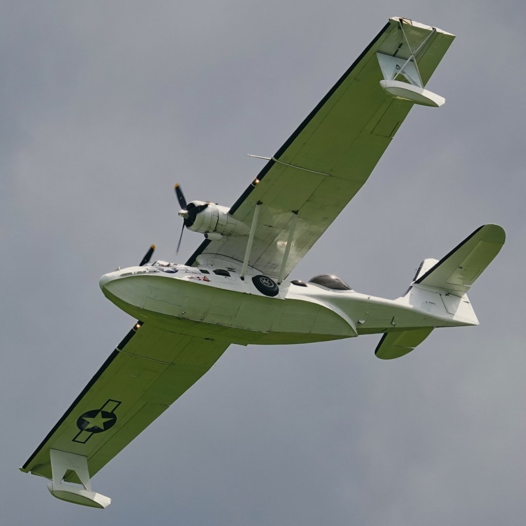 Michaelflying28's tweet photo. The Catalina Society Canadian Vickers PBY-5A Canso 44-33915 (G-PBYA) Miss Pick-up displaying at the 2024 RAF Cosford Air Show 9.6.24.
#rafcosford #rafcosfordairshow #cosfordairshow #cosfordairshow2024 #cosford2024 #canadianvickers #pby #pbycatalina #catalina https://t.co/foOKqJ8aLt
