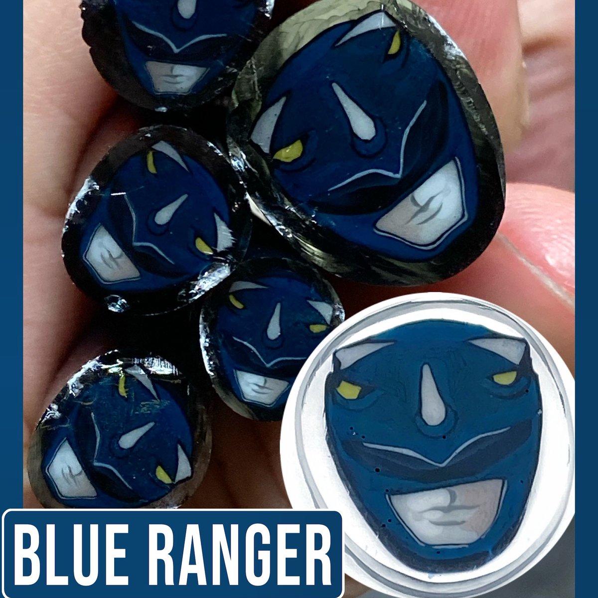 ianmichaelglass's tweet image. Blue Ranger now available in cane and coins 👊
