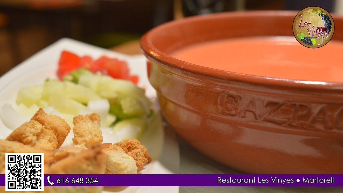 Disfruta nuestr@ Gazpachito andaluz. 

👉 Reservas &amp; Comida para Llevar 📋 cartaqr.lesvinyesrestaurant.com 📲 616 648 354 ● ☎ 93 775 58 45

#LesVinyes #Restaurant #Martorell #Comer #Cenar #Gastronomia