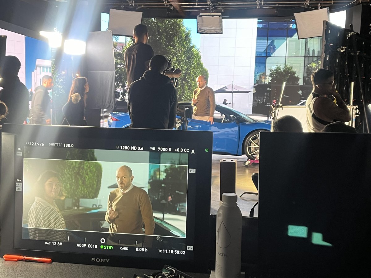 greenpwrstudios's tweet photo. BTS of SKRRRT!, a film that's part of Proof of Concept, an accelerator program for female filmmakers founded by Oscar winner Cate Blanchett, producer Coco Francini &amp; Dr. Stacy L. Smith. We are proud to support this program!

#VirtualProduction #ICVFX  #LAFilm #CateBlanchett https://t.co/TWnPMxbkbF