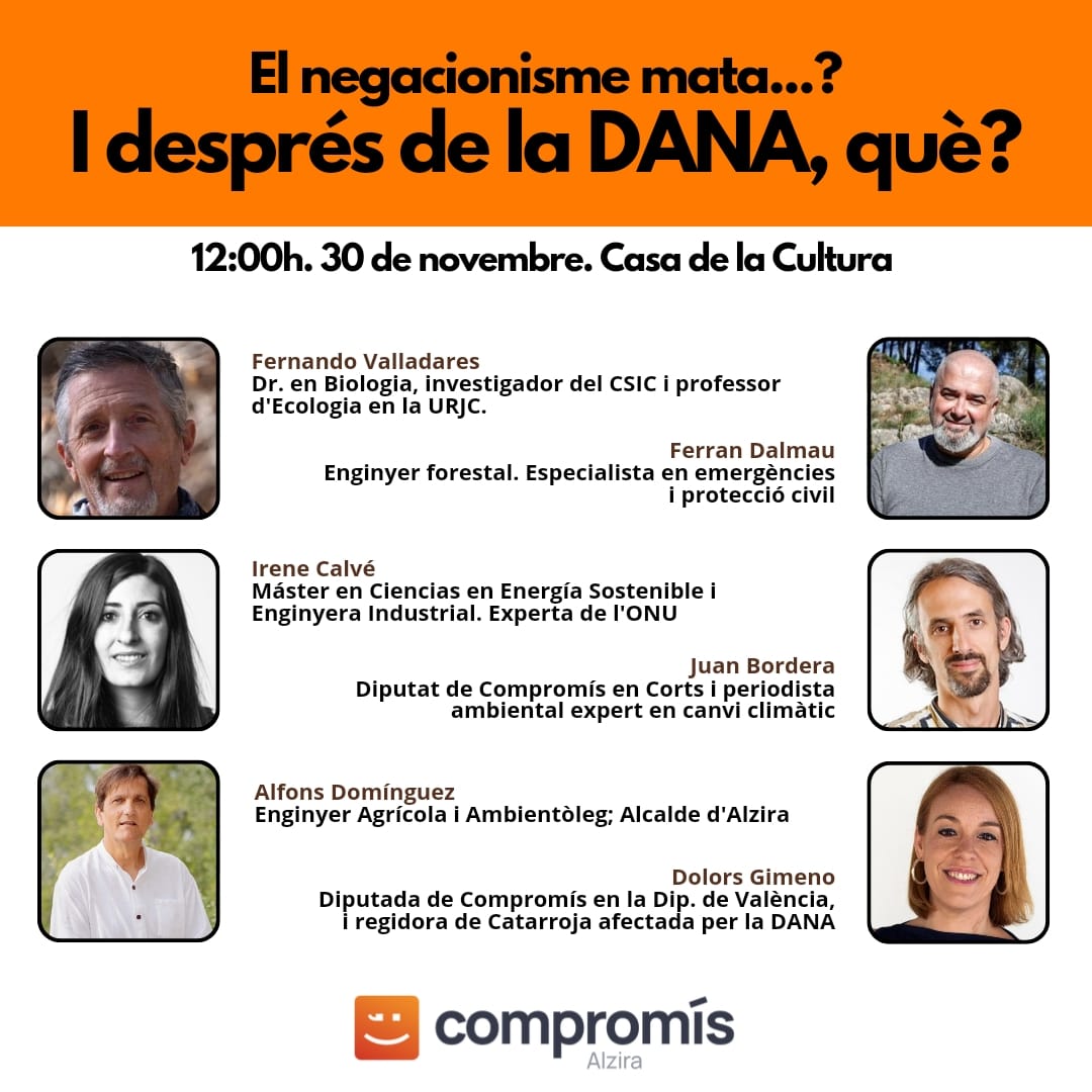 JuanBordera's tweet photo. Nos juntamos en Alzira una buena tropa este sábado a analizar qué podemos hacer ahora, después de comprobar de la peor manera posible, que el negacionismo mata.

12h, en la Casa de Cultura de Alzira. https://t.co/wi5SsOZbVo