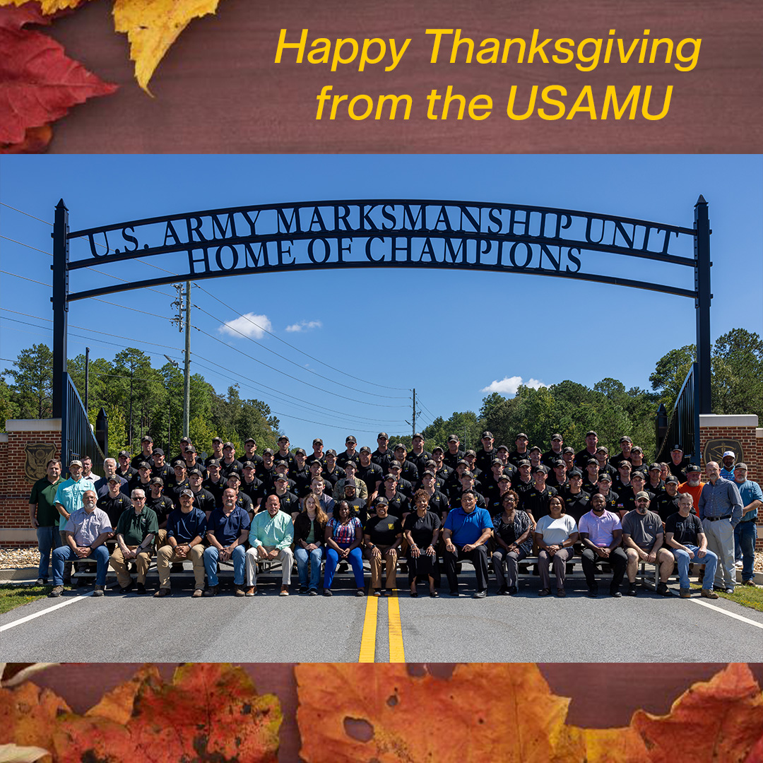 USAMUSoldiers's tweet photo. All of us at the Home of Champions wish you a happy and safe Thanksgiving holiday! πππ¦
@usarec @usarmy_meb #Thanksgiving #family #KnowtheUSAMU https://t.co/KjynHpMmHd