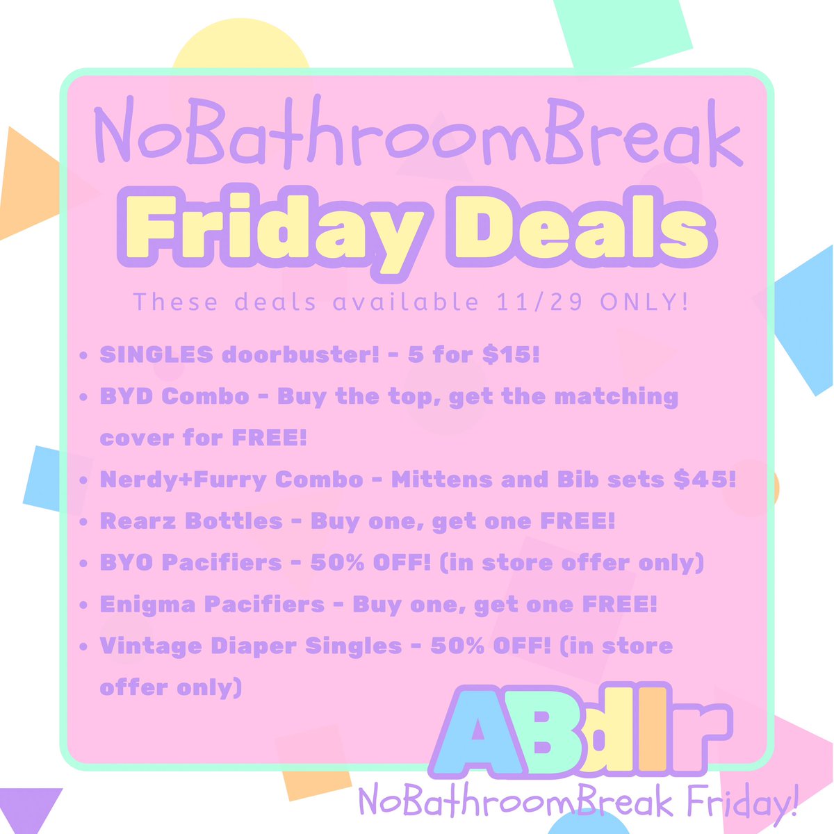 Ain’t no bathroom breaks here 😉 see you on Friday! 

#diaperfetish #cgllifestyle #vinylfetish #abdlclothingshop #adultbabylifestyle #ageplay #abdlrdenver #abdlcommunity #adultbaby #incontinence #abdlclothing #diaperlover #abdlr #abdldiapers #abdl #ageplayer #abdlstore