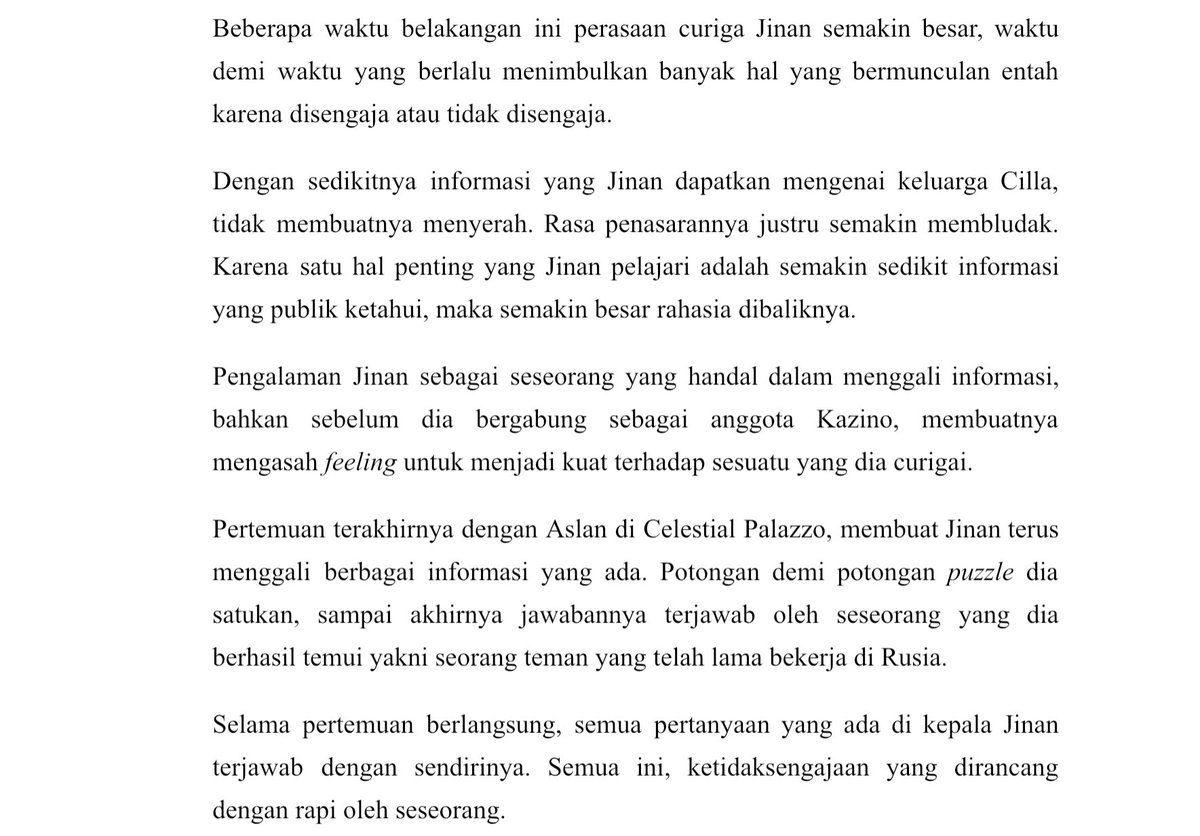 aeri_aaa's tweet photo. — 258 Yang terjadi pada Jinan dan Ale di malam saat Aslan memutuskan tidak jadi pulang karena panggilan Cilla (part 247) https://t.co/PXjYvRio0Z
