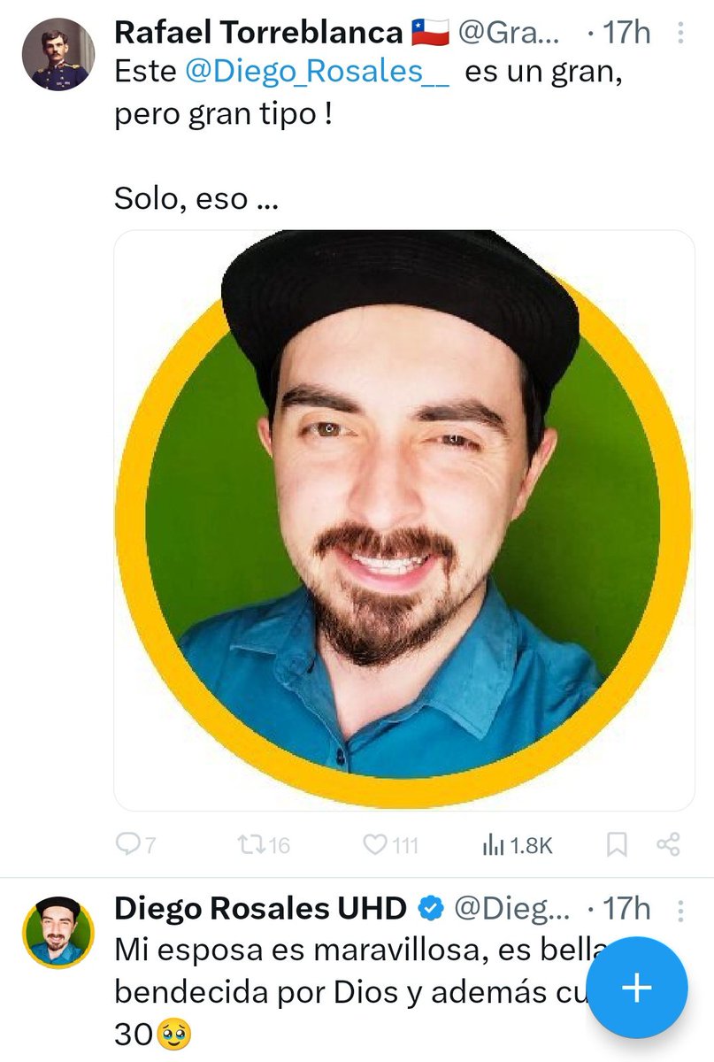 testershaft's tweet photo. @BotCheckerCL Hay uno q está dando vueltas en círculos🫠

Tengo una idea de quién está detrás de esta articulación. El canuto más diabólico de 🇨🇱.

Manipulador de encuestas, mocito de repúblicanos. El tonto útil del fascismo, el d las encuestas #callem falsas, el salemero @Diego_Rosales__ 🎤🤡 https://t.co/vDjnGZOJea