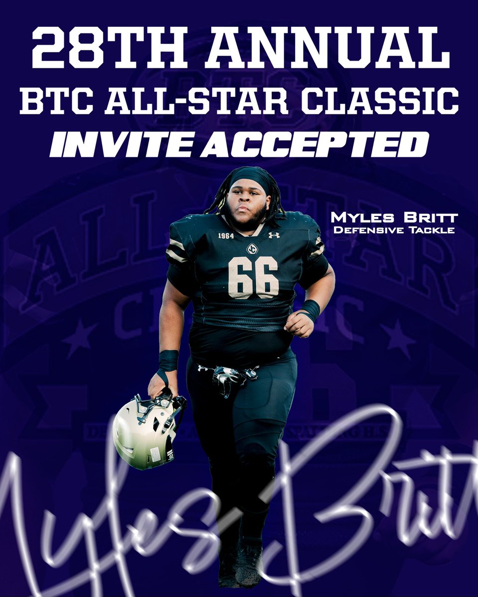 Blessed to be selected to play in the BTC all star game and will be playing for Team Baltimore!
