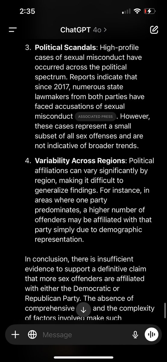 JustToGetARep's tweet photo. @elonmusk Other than the number of Democrat sex offenders no conclusively being higher than republicans… https://t.co/y6aaZ5PpIh