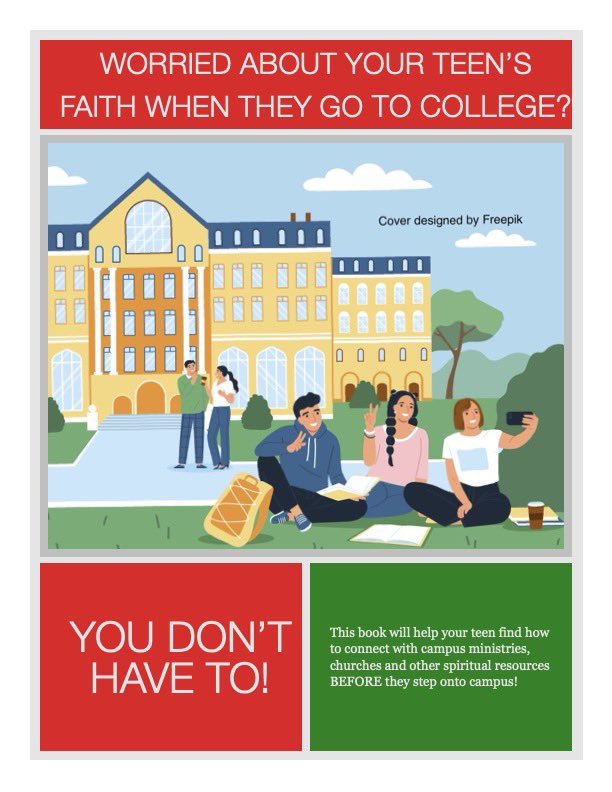 mostestrev's tweet photo. Check our Black Friday Special on “Is Your Faith Ready for College?,”a spiritual prep guide for your college-bound teen at Amazon, Nov. 27-Dec. 2! https://t.co/Inq6A3dEVO