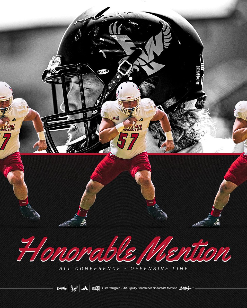 Hell of a season by these three and the rest of the <a href="/EWUFootball/">EWU Football 🏈</a> Offensive Line‼️ These guys should be celebrated - they were exceptional on and off the field and helped lead one of the best offenses in the country‼️ 

Congratulations <a href="/wyatthansen23/">Wyatt Hansen</a> <a href="/JackSeelye/">Jack Seelye</a> <a href="/dahlgren_luke/">Luke Dahlgren</a>