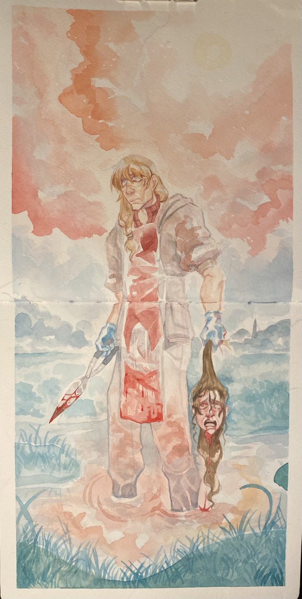 Deer in headlights
#lawrenceoleander #BoyfriendToDeath #fanart #btdlawrence