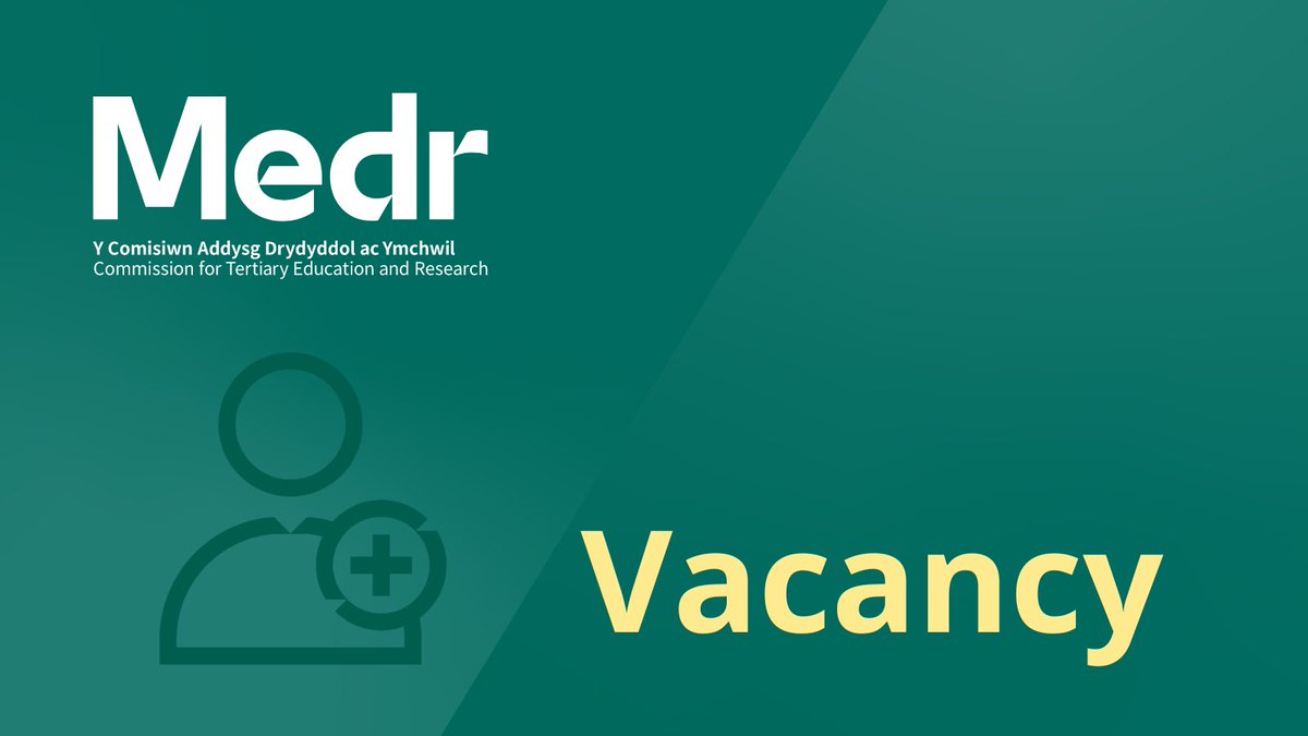 🔏 New vacancy
Director of Statistics and Analysis
❗ Closing date: Tuesday, 3 December.
£70,456 - £80,840

As our Lead Official for Statistics, you will be responsible for leading the delivery and development of statistics and analysis in Medr. 
civilservicejobs.service.gov.uk/csr/index.cgi?…