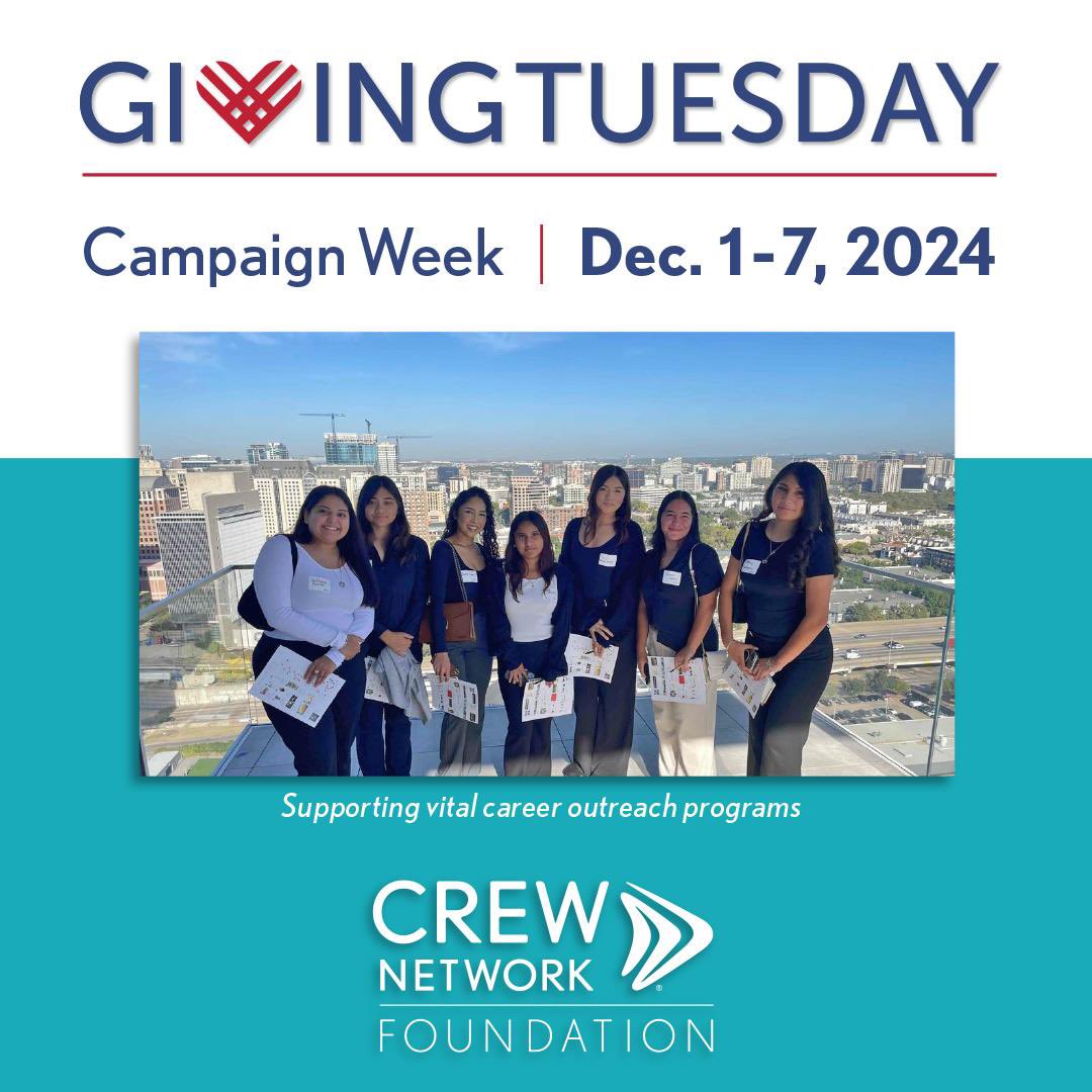 CREW Las Vegas is having a campaign during Giving Tuesday next week. From December 1-7, 2024, members can donate on behalf of other members by contributing at least $25 per member for Chapter Challenge credit. ✨

Click link for more info: crewnetwork.org/crew-network-f…