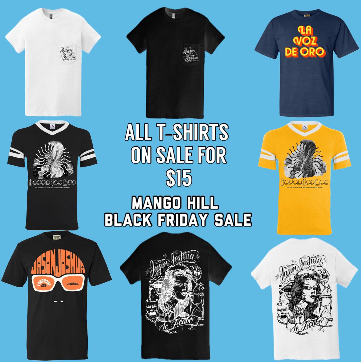 BLACKFRIDAY SALE GOING ON NOW! 30% OFF ALL VINYL AND ALL SHORTS ARE 15$
USE CODE BLACKFRIDAY30
Code valid till 12/5