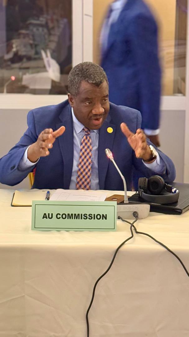 SarjohBah3's tweet photo. As we conclude the #NouakchottProcess meeting of Sahel-Sahara heads of intelligence services, I stressed the imperative of aligning state security & human security goals, honouring the social contract & ensuring good governance as part of efforts to mitigate terrorism/ insurgency https://t.co/zmDGQkzFT3
