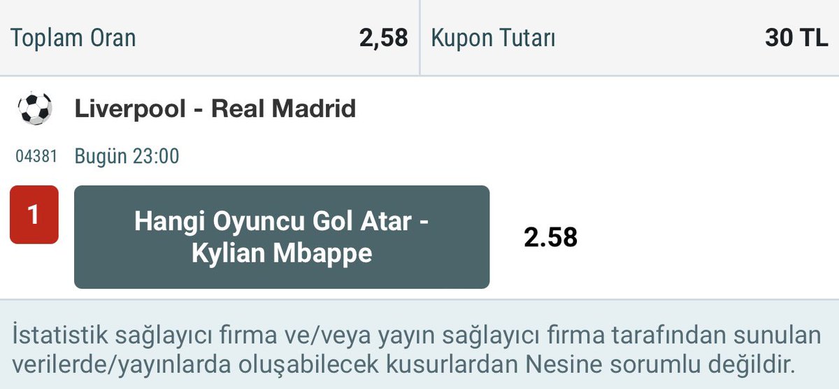 27 Kasım Şampiyonlar Ligi

Kaplumbağadan gol bekleyeceğiz🐢🐢

10K🔜26K💰🐢