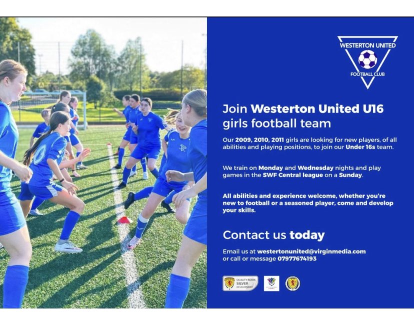 Westerton United Football Club (@westertonunited) on Twitter photo 