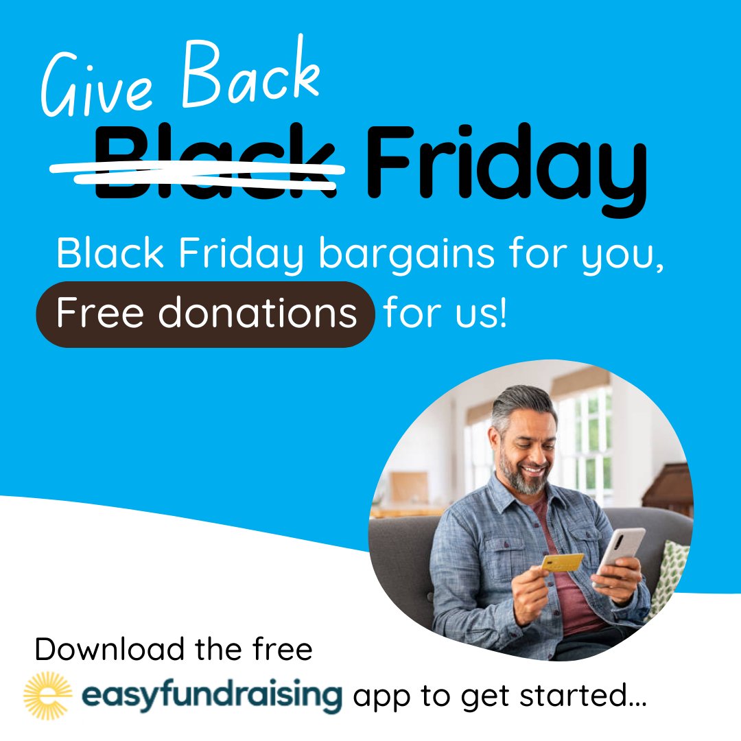 Caring Matters Now (@cmnsupportgroup) on Twitter photo Join in with GIVE BACK FRIDAY on this Black Friday... Shop via Easy Fundraising to get your Black Friday bargains, and enable Caring Matters Now to benefit from free donations, with no cost to yourselves. Find out more and sign up here: caringmattersnow.co.uk/fundraise/orga…
<a href="/easyuk/">easyfundraising</a> Join in with GIVE BACK FRIDAY on this Black Friday... Shop via Easy Fundraising to get your Black Friday bargains, and enable Caring Matters Now to benefit from free donations, with no cost to yourselves. Find out more and sign up here: caringmattersnow.co.uk/fundraise/orga…
<a href="/easyuk/">easyfundraising</a>