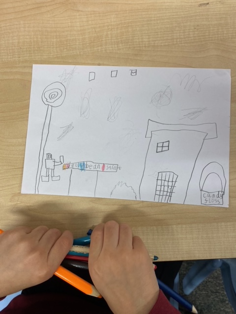 williamstonps's tweet photo. P3KM have been using skills in literacy, maths & expressive arts to collaborate in writing and illustrating a story. The story brings together learning about measure and is inspired by our IDL focus of food this term. We are excited to see the finished book! #mathsthroughstories https://t.co/eomHJLYc5m