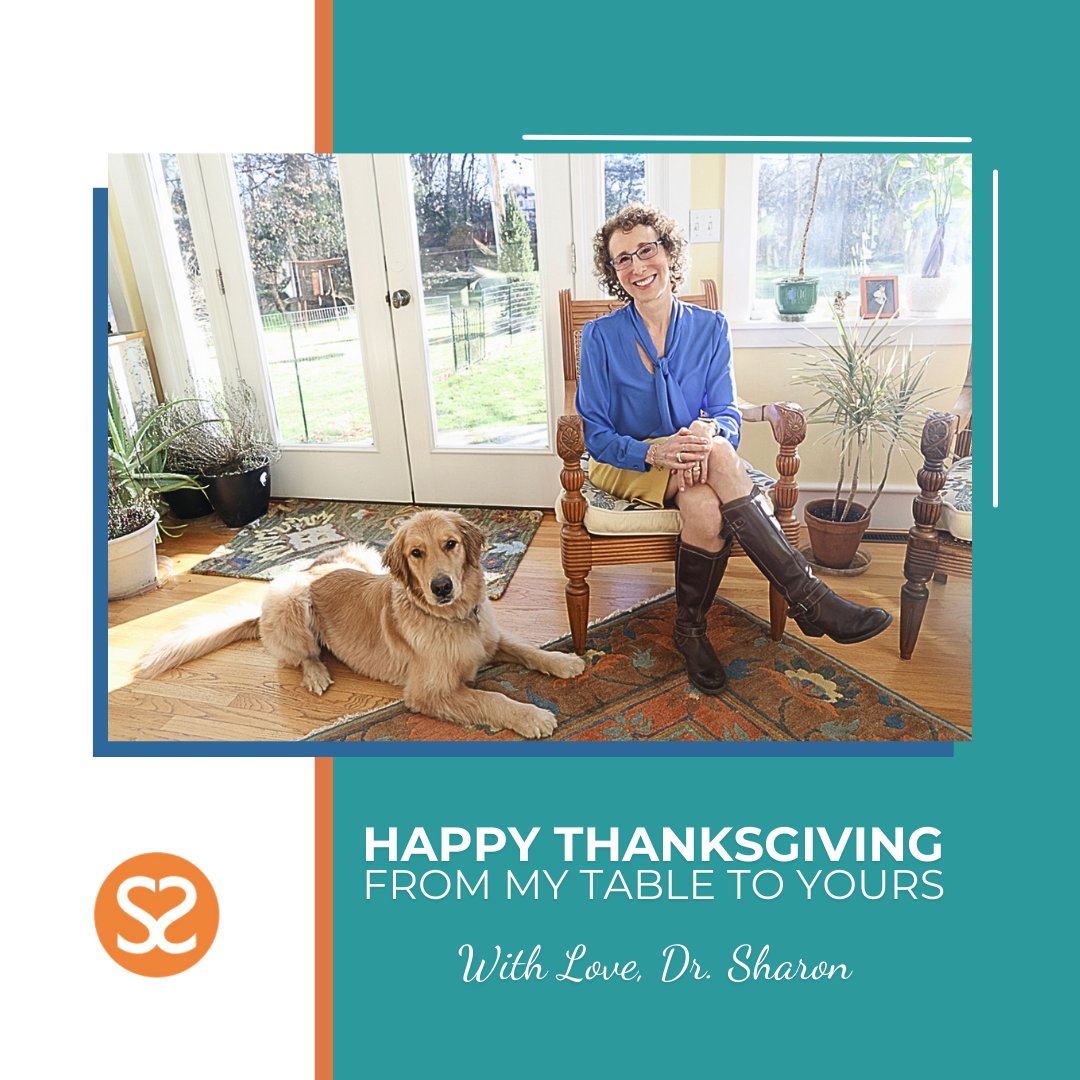 🍂 Happy Thanksgiving to each and every one of you!  
Your presence makes this space truly special. 

Wishing you a day filled with gratitude, connection, and joy. 
🧡 With love, Dr. Sharon
