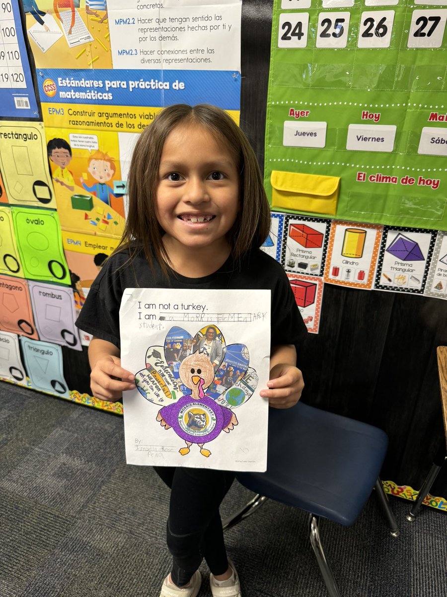 Mrs. Solorzano’s 2nd grade DLI class creating turkeys that are NOT turkeys! 🦃 🥰