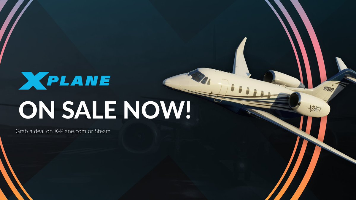 Now Arriving: Your new flight simulator! X-Plane 12 is on sale. Grab it here: bit.ly/3StIJib