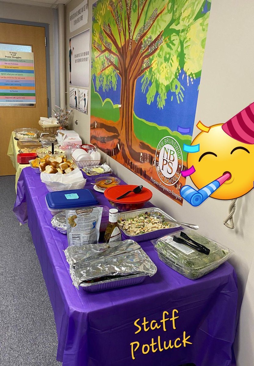 Beginning the holidays with a high  note <a href="/PaulRobesonNBPS/">Paul Robeson Community School for the Arts</a> Colleaguesgiving Feast! Thank you to all our staff that prepared and shared delicious treats to celebrate and be thankful for so many things. Everyone have a wonderful break! <a href="/kalanne02/">Violet Robinson</a> <a href="/CrokerLife/">Croker</a> <a href="/BobbyHammEdu/">Bobby Hamm</a>