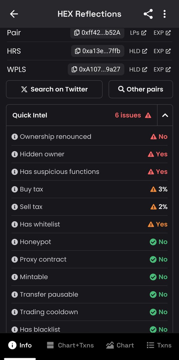 HexReflection's tweet photo. Anybody know why @dexscreener is Incorrect for #ReflectionTokens? 
$PRS $HRS $DRS https://t.co/9hQQve9qqA