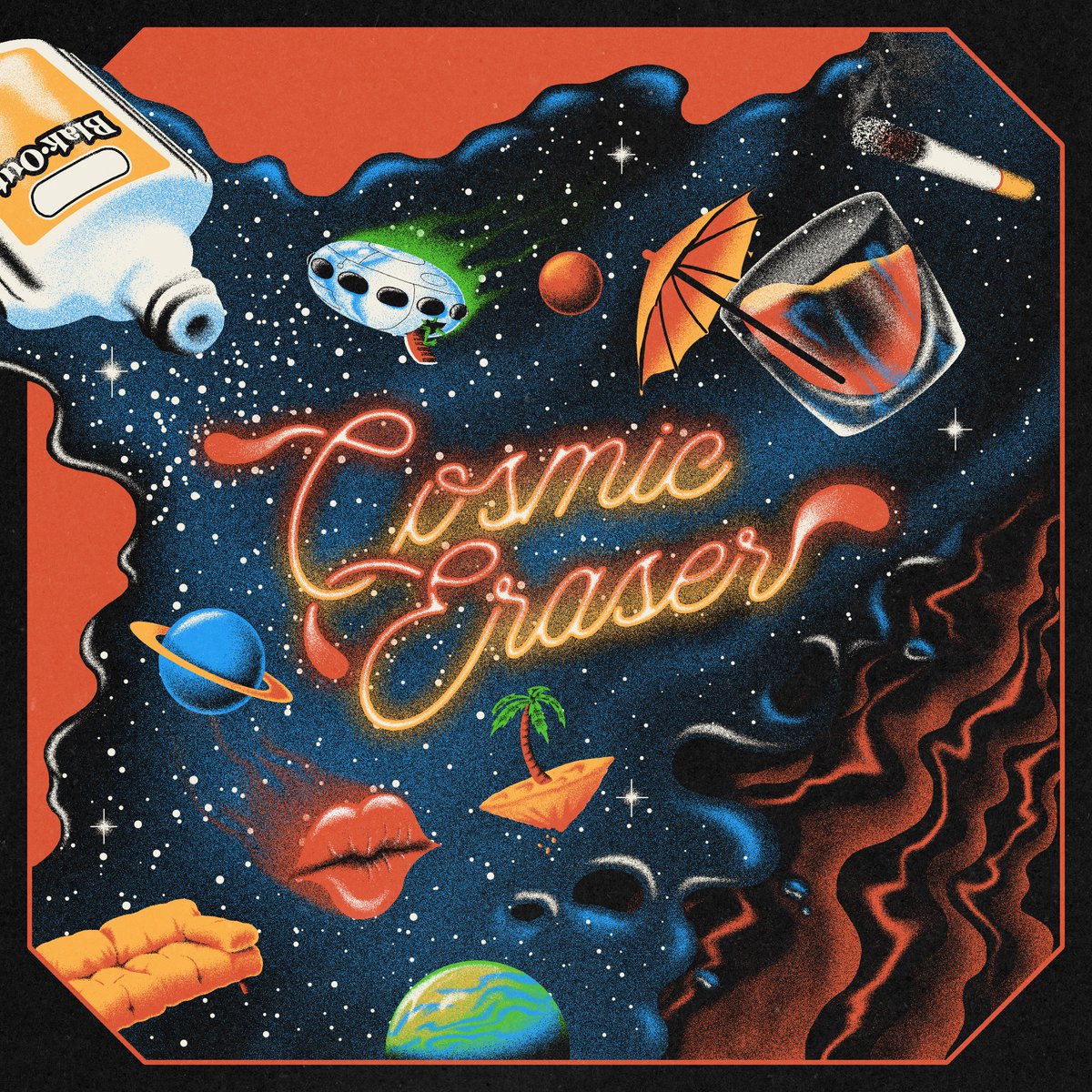Our 5th studio album, “Cosmic Eraser” is out now. Stream it now you champion, you.