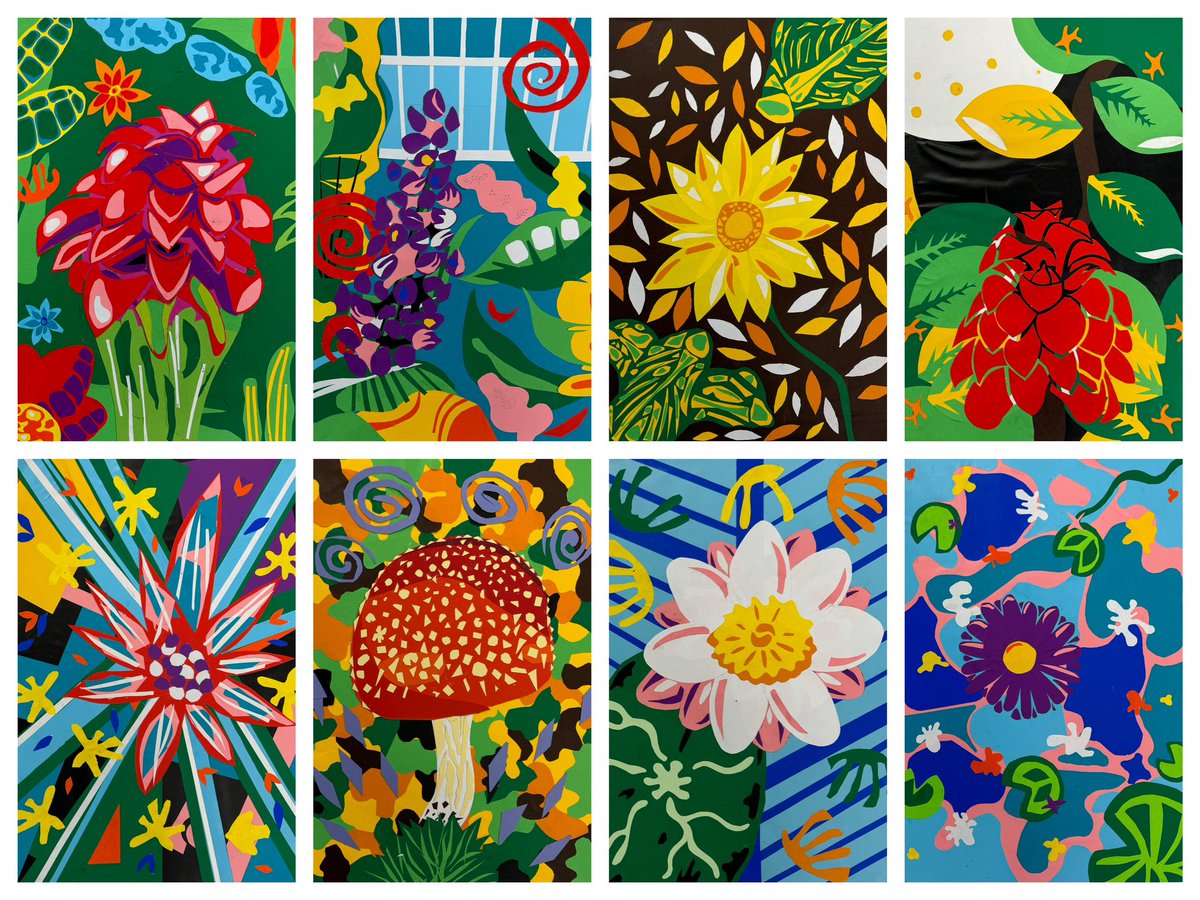 We love these beautiful paper cut collages created by our #Year10 #KS4 #GCSE #Art pupils inspired by the artist Henri Matisse. Great work, boys! Well done! #proudteacher #loveteaching