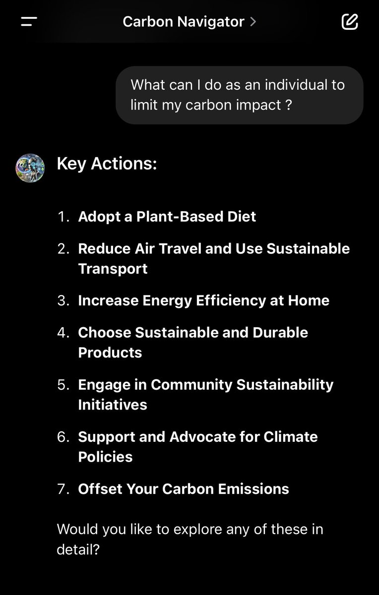 PierreBruynaud's tweet photo. 🌍 Reduce your carbon footprint with precision! 

Discover https://t.co/gWKHKqhteQ #CarbonNavigator - an AI-driven solution to track & cut emissions effectively. 

🌱 Take a step towards sustainability today: https://t.co/UeGNXwE70N... 

#Sustainability #GreenTech #BrightNTech #AI #ClimateAction