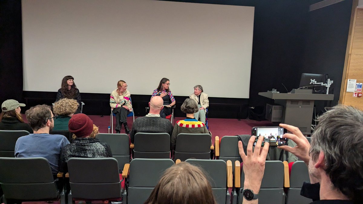 @EneidaLinguist.bsky.social FHEA FCIL (she/her) (@eneidalinguist) on Twitter photo What a panel following an incredible documentary "conventional music instruments didn't always give me the sound I wanted..."; "I started making electronic music through necessity" A call for #freedom... Simply extraordinary! Thank you <a href="/UofGCulture/">UofGCulture</a> #electronicmusic
<a href="/AnnaJulianRD/">Anna Julian</a> What a panel following an incredible documentary "conventional music instruments didn't always give me the sound I wanted..."; "I started making electronic music through necessity" A call for #freedom... Simply extraordinary! Thank you <a href="/UofGCulture/">UofGCulture</a> #electronicmusic
<a href="/AnnaJulianRD/">Anna Julian</a>