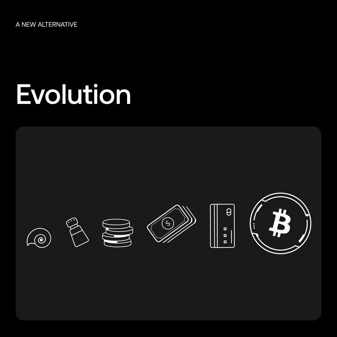 💰➡️💳➡️📲➡️🌐

Money has evolved. The future is here.