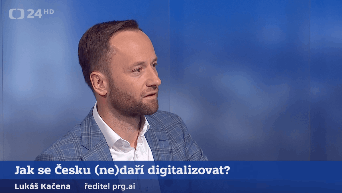 prg.ai (@prg_ai) on Twitter photo Lukáš Kačena on <a href="/UKomentare/">Události, komentáře ČT24</a> "Any failed modernization project reinforces sticking to the status quo, and that is definitely not a good thing. Just because something fails does not mean that we should stay put."
📺 Watch here: ct24.ceskatelevize.cz/clanek/domaci/… Lukáš Kačena on <a href="/UKomentare/">Události, komentáře ČT24</a> "Any failed modernization project reinforces sticking to the status quo, and that is definitely not a good thing. Just because something fails does not mean that we should stay put."
📺 Watch here: ct24.ceskatelevize.cz/clanek/domaci/…