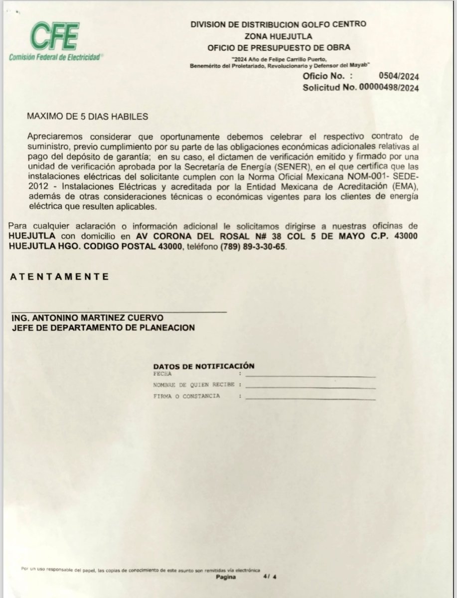 hermejes's tweet photo. @Profeco @Claudiashein @AztecaDeportes Quien me pudiera ayudar ante @CFEmx @CFE_Contigo para poner una denuncia en donde hasta el día de hoy no tengo respuesta sobre un servicio que fue pagado desde julio y seguimos en espero. Comparto imágenes de documentos y el pago realizado. https://t.co/d5YszRTD9S