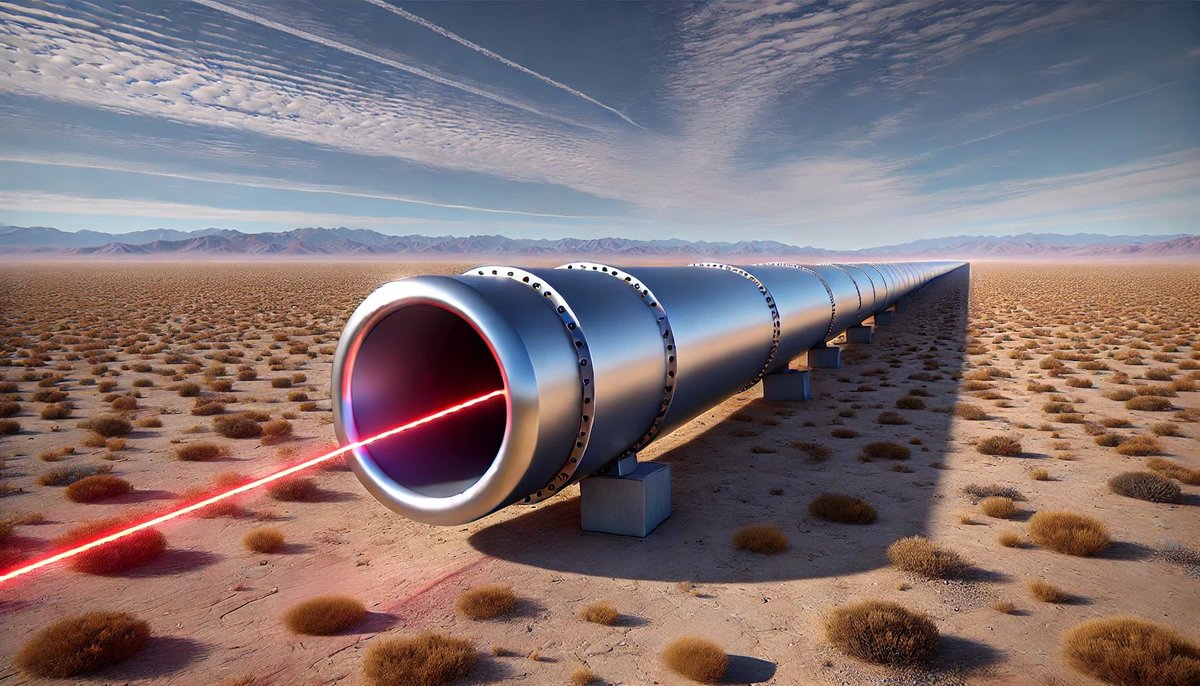 FirstPrincip1es's tweet image. #InsideTheExperiment ✨LIGO detects gravitational waves by measuring changes smaller than a proton! 🌌 Its 4 km laser beams in vacuum tunnels catch ripples from events like black hole mergers. Incredible precision for cosmic collisions! 🕳️ #GravitationalWaves #LIGO