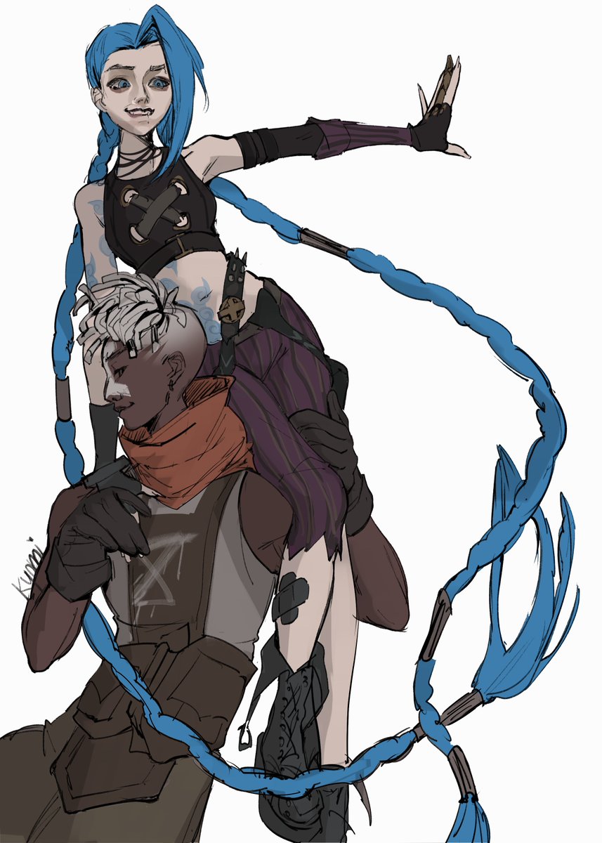 these guys are the only thing keeping me going #TimeBomb #Jinx #Ekko #Arcane