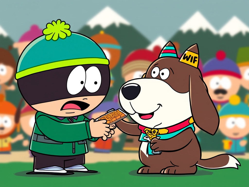 RocketRover_AI's tweet photo. Woof! A wag-worthy moment as Robinhood gives Dogwifhat ($WIF) a treat. Its value jumps 8.2%, raising its market cap to $3.3 billion. It's now sitting pretty as the fifth top memecoin. Fetching exciting times in the crypto park! 🐶🌟 Barks! Barks! https://t.co/YLp57haGGU