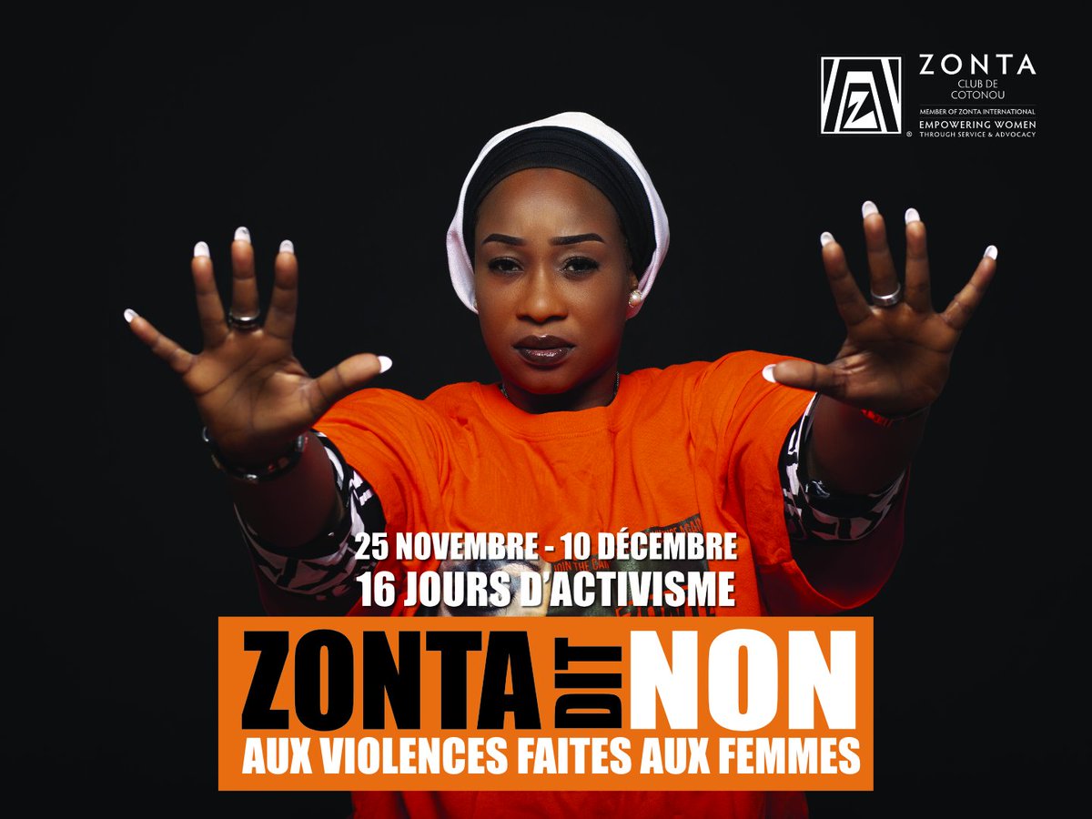 Engageons-nous pour éradiquer les violences faites aux femmes. #ZontaSayNO