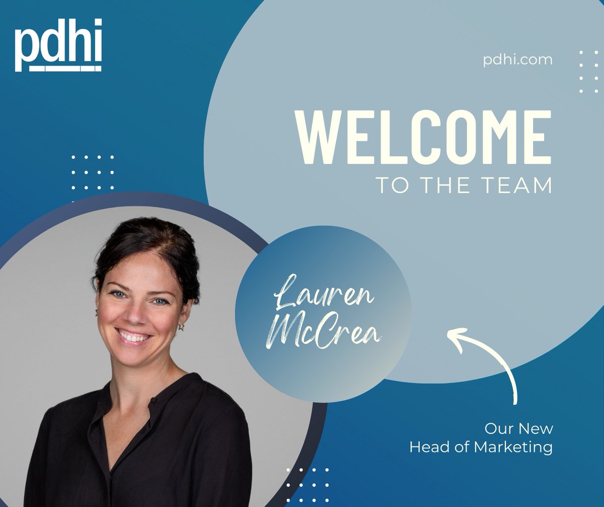 PDHISolutions's tweet image. We’re excited to welcome Lauren McCrea as PDHI’s new Head of Marketing!

Her background will be instrumental in positioning PDHI at the forefront of the digital health space, helping us deliver impactful solutions that resonate with our clients and partners.