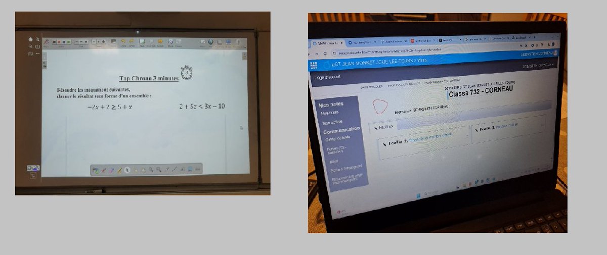SC_JM_37's tweet photo. Une pause méridienne bien instructive au labomaths du lycée. Merci Claire pour cet atelier de prise en main Wims et OpenBoard en mode VPI.
#LaboMathsJocodien,#LaboMaths_OT👍 https://t.co/em0VDjr4xH