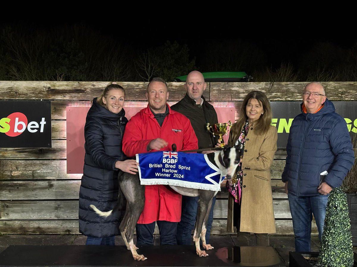 Harlow Greyhound Stadium (@harlowdogs) on Twitter photo Congratulations to Pro Parker <a href="/BrownGreyhounds/">Michelle Brown greyhounds</a> tonight’s <a href="/BGBF_UK/">British Greyhound Breeders Forum</a> sprint winner. Congratulations to Pro Parker <a href="/BrownGreyhounds/">Michelle Brown greyhounds</a> tonight’s <a href="/BGBF_UK/">British Greyhound Breeders Forum</a> sprint winner.
