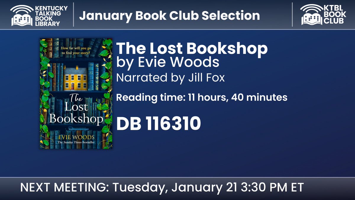 Kentucky Talking Book Library tweet media