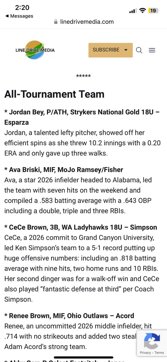 Jordan Bey (@jordanbey2026) on Twitter photo So grateful to be apart of this talented group of girls from the Clearwater Invitational last weekend! Thank you <a href="/LineDsoftball/">Line Drive Media</a> for the shoutout!! <a href="/NationalEsparza/">Strykers National Esparza ๐</a> <a href="/EHSSports/">EHS Sports</a> So grateful to be apart of this talented group of girls from the Clearwater Invitational last weekend! Thank you <a href="/LineDsoftball/">Line Drive Media</a> for the shoutout!! <a href="/NationalEsparza/">Strykers National Esparza ๐</a> <a href="/EHSSports/">EHS Sports</a>