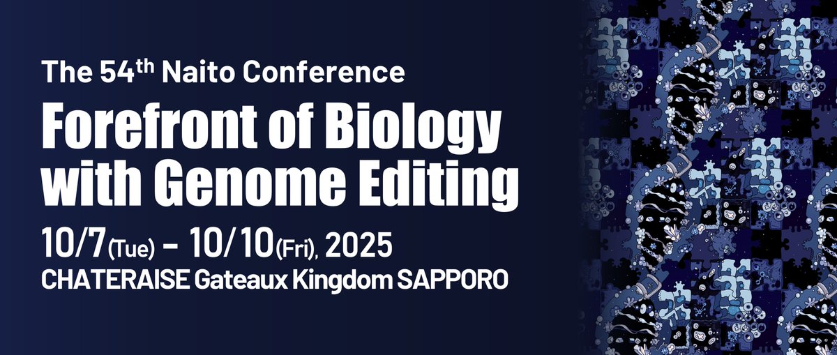 Nozomu Yachie (@nzmyachie) on Twitter photo Please circulate! Osamu Nureki is organizing the 54th Naito Conference on Genome Editing. Gorgeous speakers including <a href="/zhangf/">Feng Zhang</a> <a href="/pdhsu/">Patrick Hsu</a> @LeopoldParts <a href="/SKonermann/">Silvana Konermann</a> <a href="/hyongbum/">Hyongbum Henry Kim</a> <a href="/MCBassik/">Michael C Bassik</a> <a href="/CaixiaGaoLab/">Caixia Gao</a> <a href="/Genovese_Lab/">Pietro Genovese</a> <a href="/AilongK/">Ailong Ke's Lab at Yale MB&B</a>
Virginijus Šikšnys & Wenning Qin. confit.atlas.jp/guide/event/na… Please circulate! Osamu Nureki is organizing the 54th Naito Conference on Genome Editing. Gorgeous speakers including <a href="/zhangf/">Feng Zhang</a> <a href="/pdhsu/">Patrick Hsu</a> @LeopoldParts <a href="/SKonermann/">Silvana Konermann</a> <a href="/hyongbum/">Hyongbum Henry Kim</a> <a href="/MCBassik/">Michael C Bassik</a> <a href="/CaixiaGaoLab/">Caixia Gao</a> <a href="/Genovese_Lab/">Pietro Genovese</a> <a href="/AilongK/">Ailong Ke's Lab at Yale MB&B</a>
Virginijus Šikšnys & Wenning Qin. confit.atlas.jp/guide/event/na…