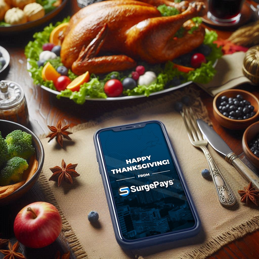 SurgePays's tweet image. From our SurgePay’s Family to yours, Happy Thanksgiving! We are grateful for all the friendships and professional relationships we’ve made this year. We are also excited about all the future endeavors we will embark on together as a Team! #surg #surgepays #thanksgiving