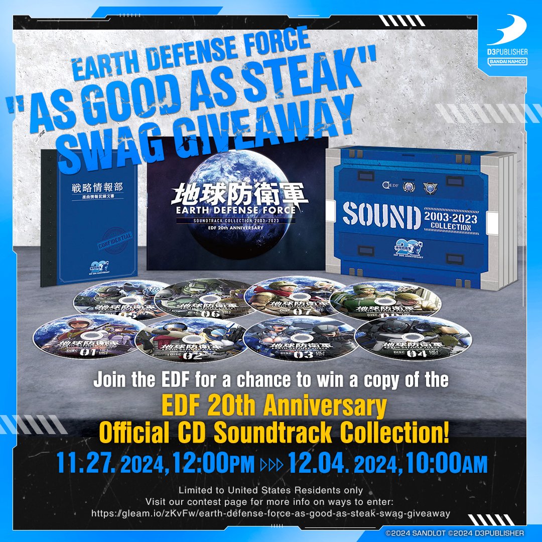 EDF_OFFICIAL_EN's tweet image. Are you in need of a new workout, driving, or party playlist? Maybe something your baby can fall asleep to? If so, THIS MESSAGE IS FOR YOU!

We’re giving away an EDF Swag Pack that includes the 20th Anniversary Official CD Soundtrack Collection! Click the link below for more info…