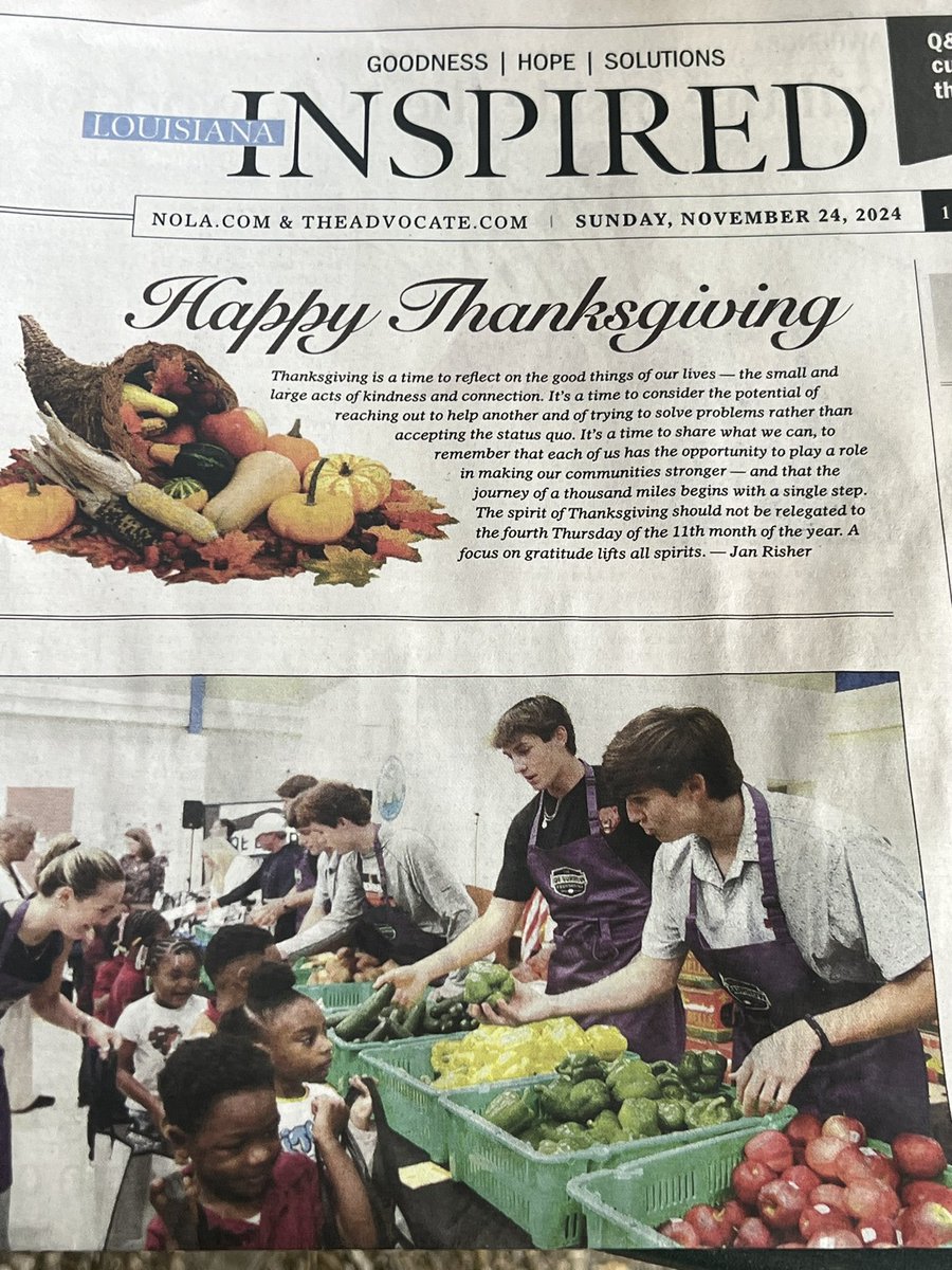 Extra proud when our boys make the paper for something bigger than baseball. 🧡🖤🐻🦃 #Family 
 <a href="/biggerthanball/">Bigger Than Ball</a> <a href="/CurDogBaseball/">Cur Dog Baseball</a>
