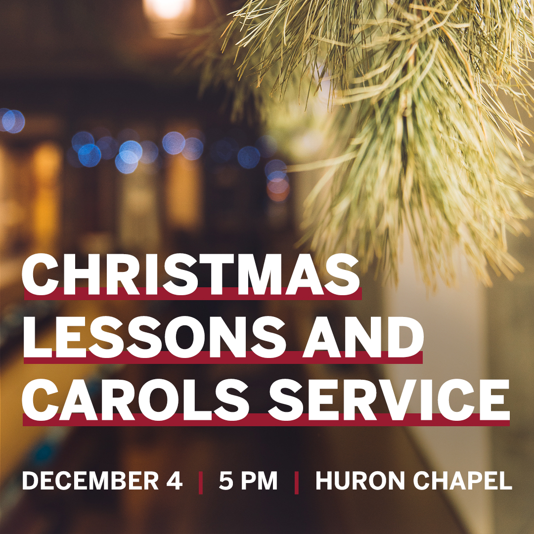 It’s time to get in the Christmas spirit! ✨🎄

Join us for a beautiful evening of classic Christmas carols, readings, and a joyful journey toward Christmas Day at our Christmas Lessons &amp; Carols Service on December 4th at 5pm in the Chapel.